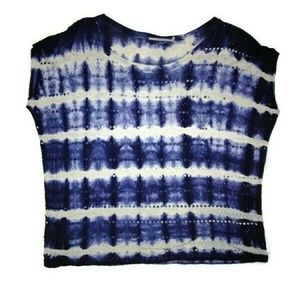 🌟Anthropologie language distressed oversizetop xs